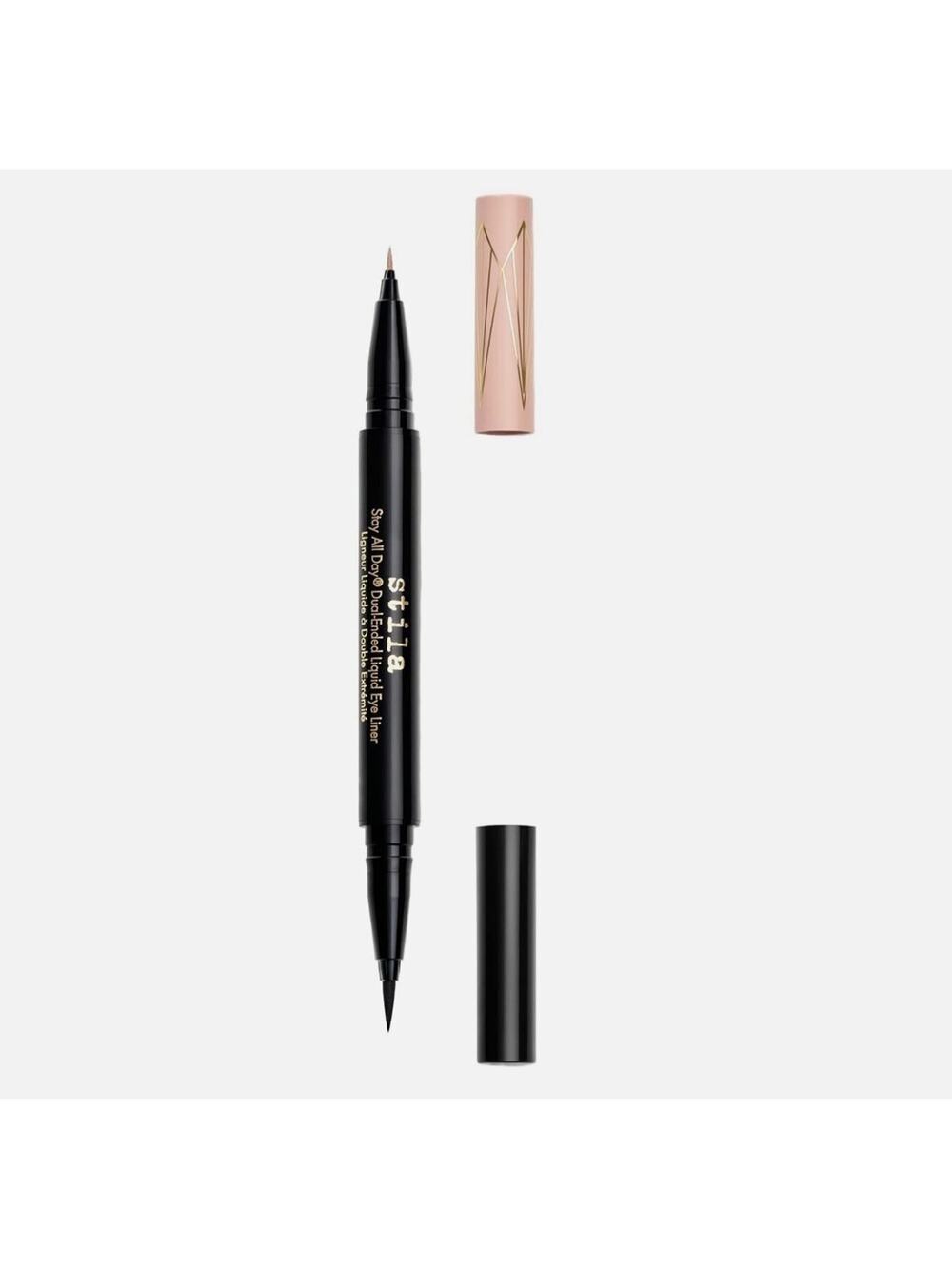 Stila Stay All Day Dual-Ended Waterproof Liquid Eye Liner Kitten Cosmo/ Intn Blk